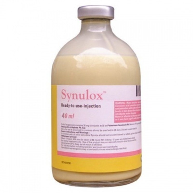 Synulox Enjeksiyonluk Süspansiyon 40 ml